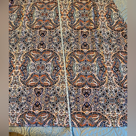 Artisan.NY Maxi skirt with bohemian print in oranger & blue size small - Picture 7 of 7